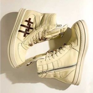 Last Disciple Leather High-Top Sneaker